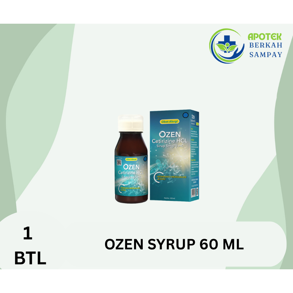

OZEN SYRUP 60 ML // BOTOL