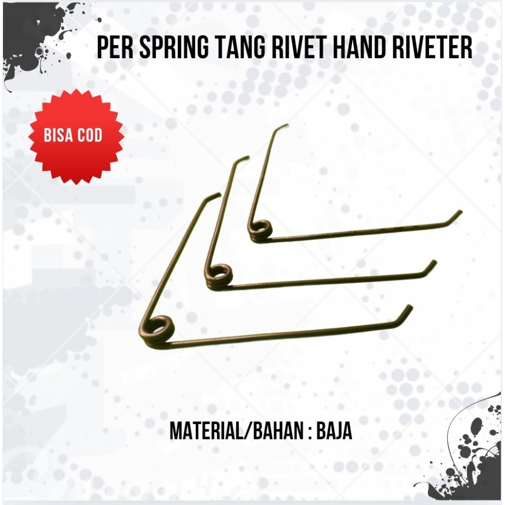 Per Spring Tang Rivet Hand Riveter