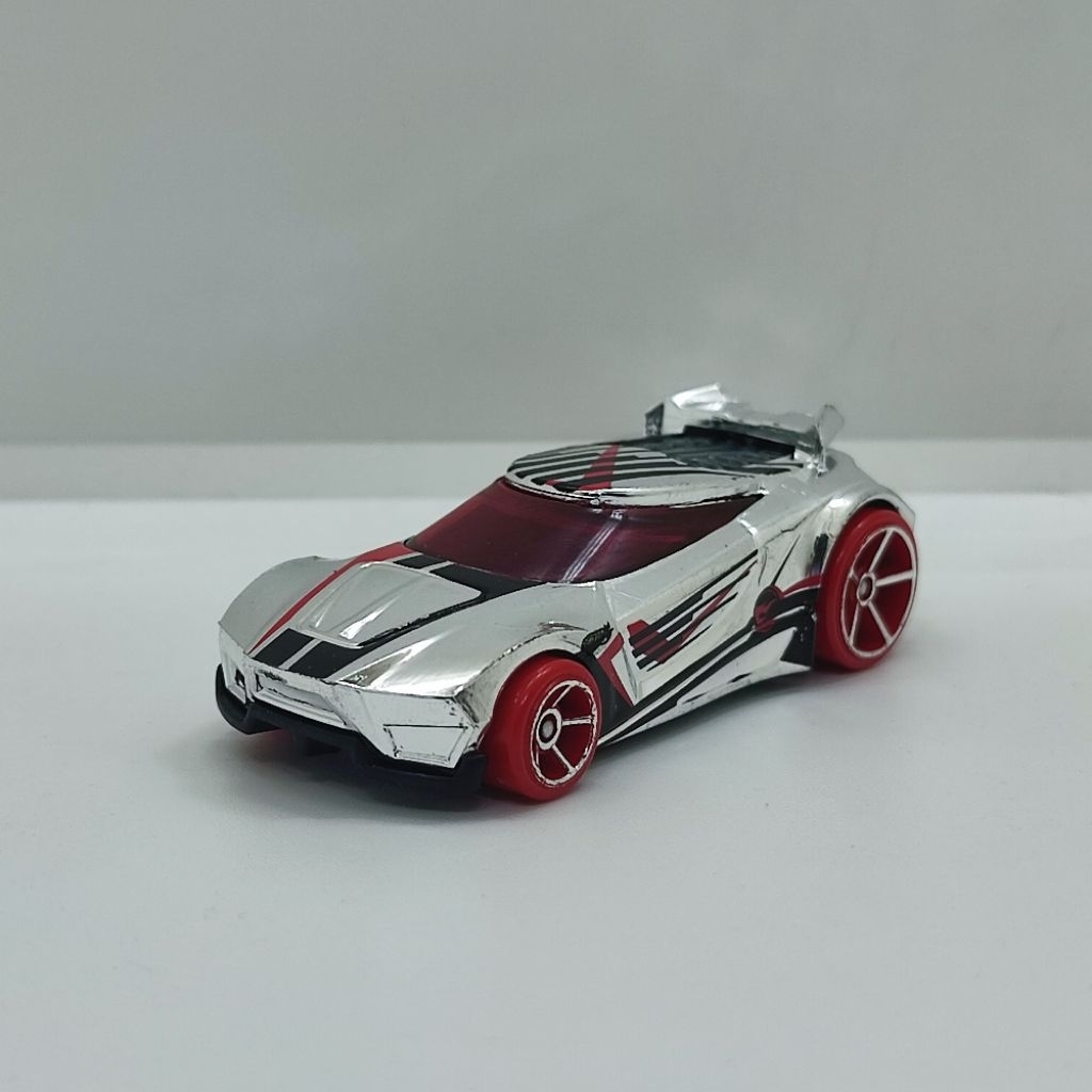 LOOSE Diecast Hot Wheels CHICANE SUPER CHROME HW RACE 162/250 HIDDEN TREASURE HUNT Mainan Anak Mobil