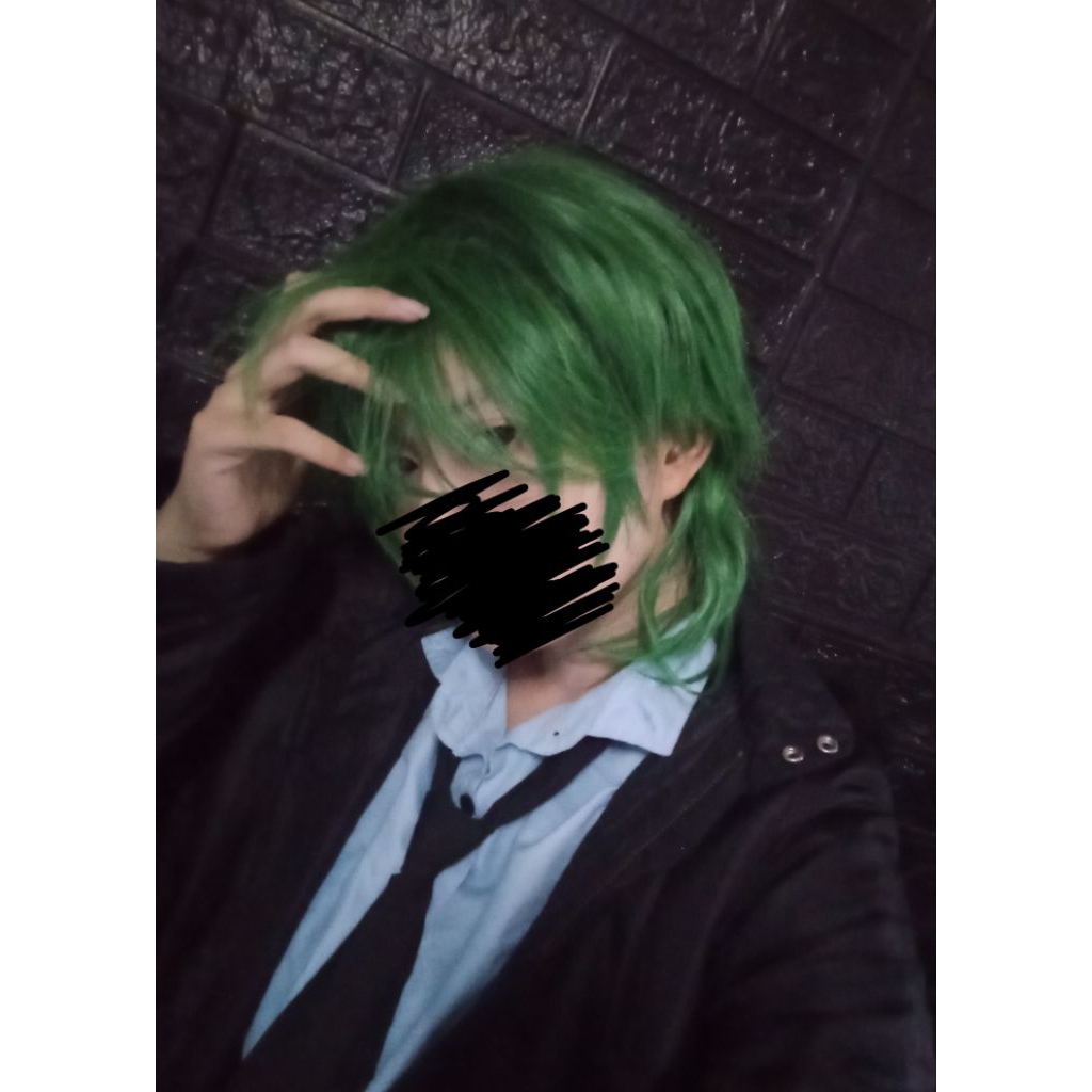 Wig cosplay (costume play) second cap sisir