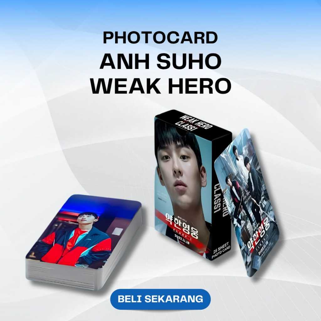 PHOTOCARD SET WEAK HERO AHN SUHO PREMIUM 1PACK