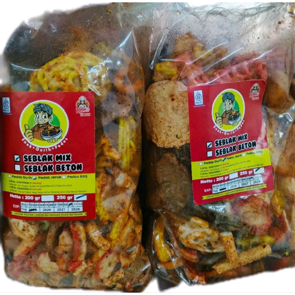 

SEBLAK MIX pedas daun jeruk 250 gram