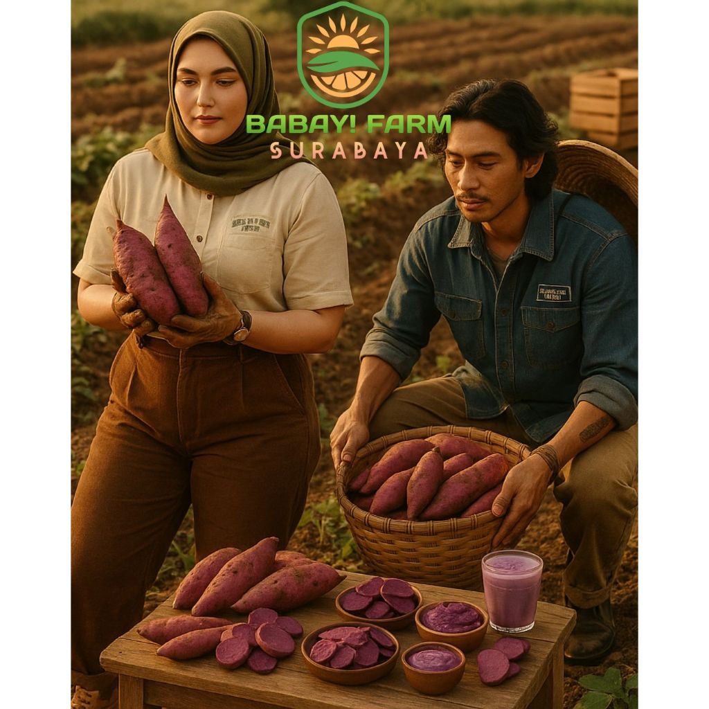 

Ubi Ungu Ketela Telo 500 gr / 1 kg