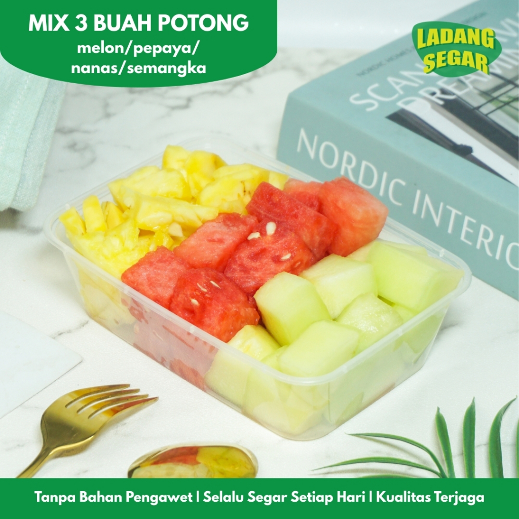 

Mix 3 Buah Potong Segar
