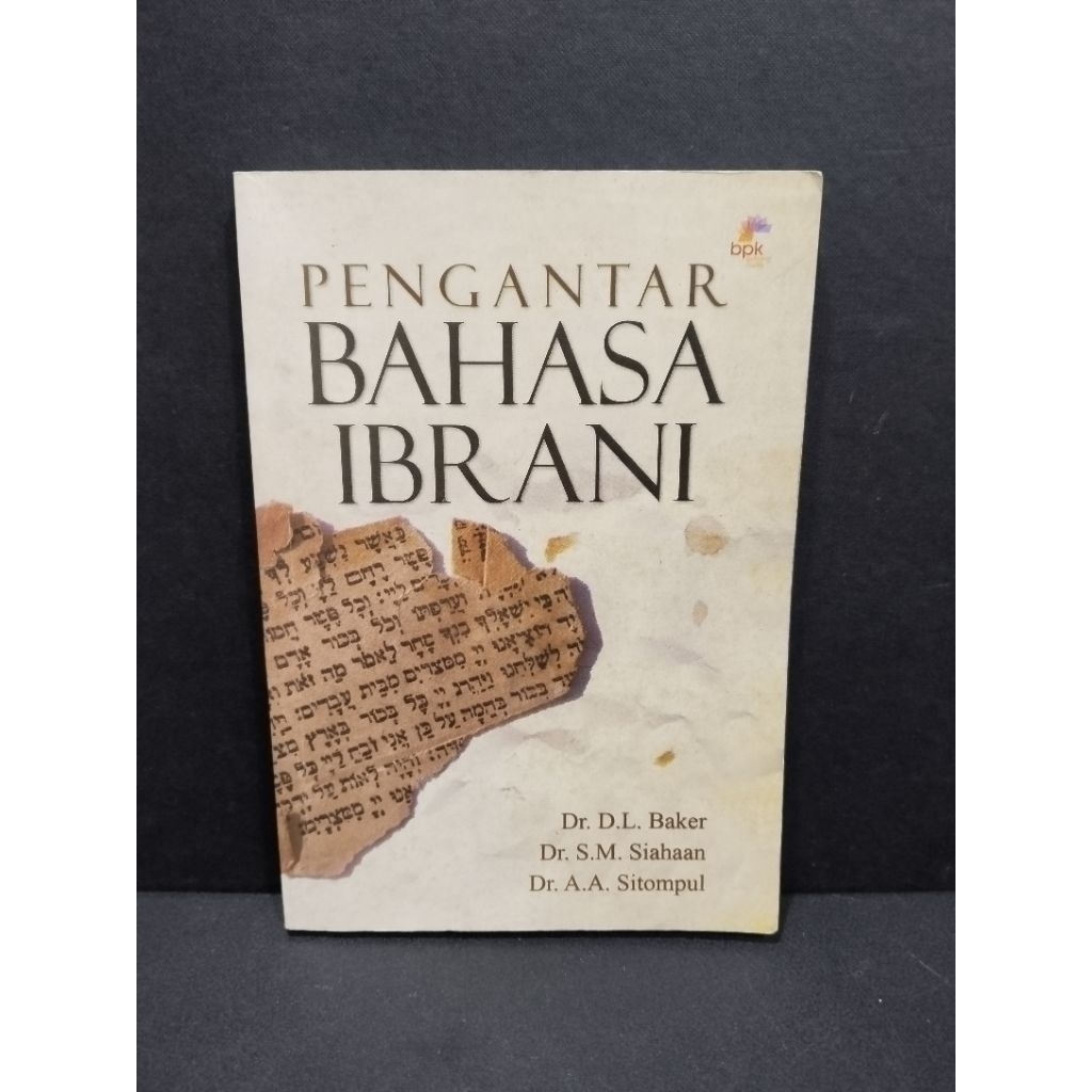 Buku original PENGANTAR BAHASA IBRANI by Drs D L Baker