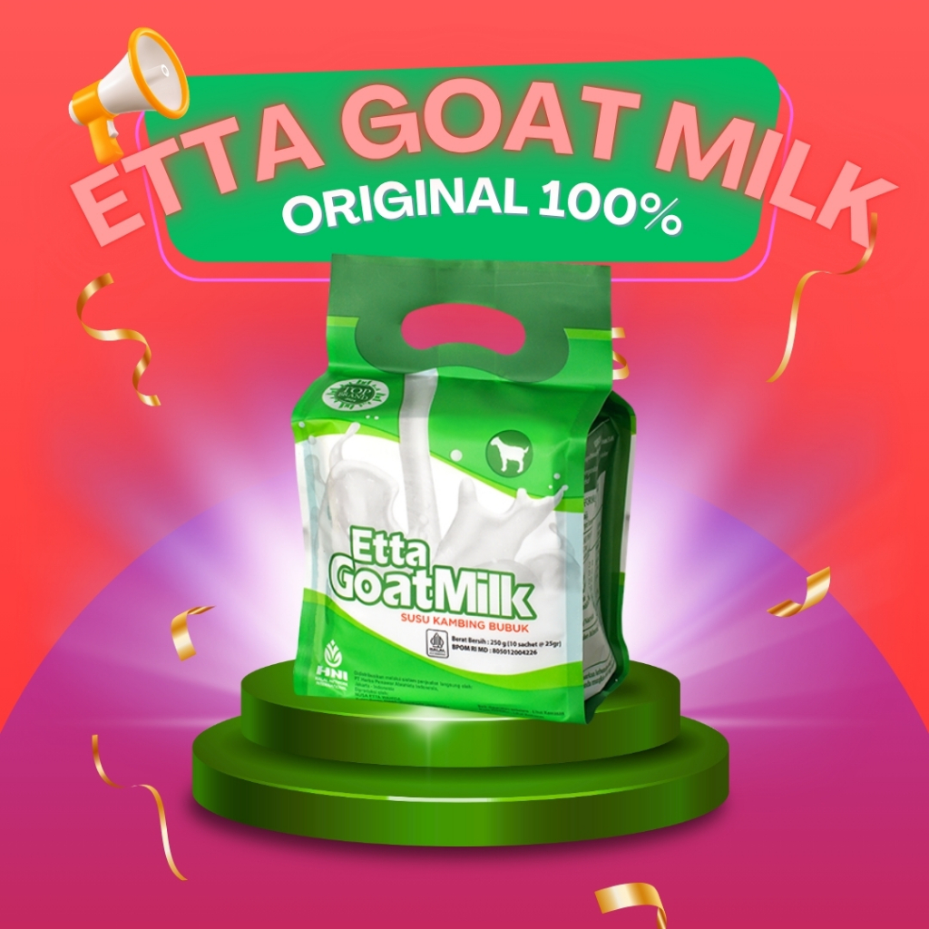 

Susu Kambing Etta Goatmilk Original Cegah Osteoporosis & Baik untuk Ibu Hamil