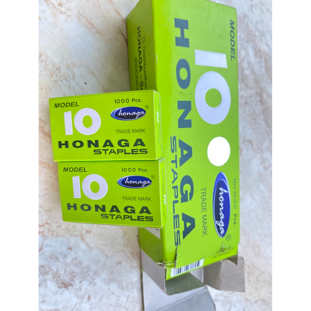 

Isi steples kecil No 10 HONAGA ISI 1000pcs / stepler, steples, hekter