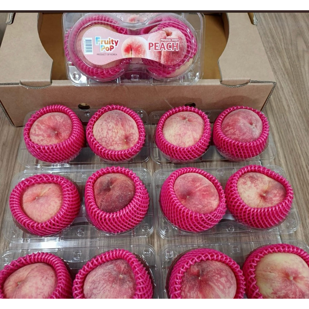 

Buah Import Korea | Buah Peach Korea Fruity Pop | Pcs
