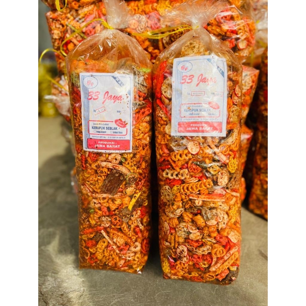

Seblak Mix Pedas Gurih – 100gram | Kerupuk Seblak Kering Asli Bandung