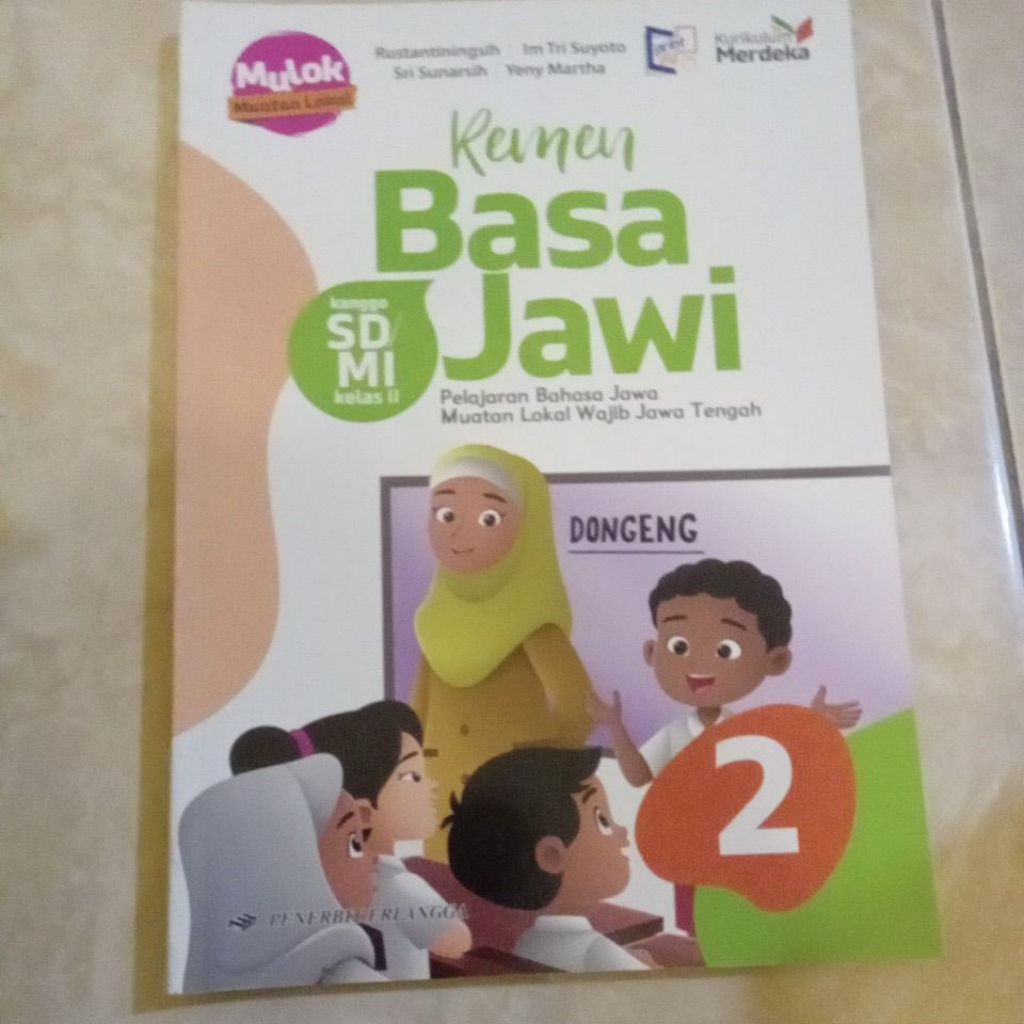 Remen Basa jawi kurmer untuk sd/mi kelas 2