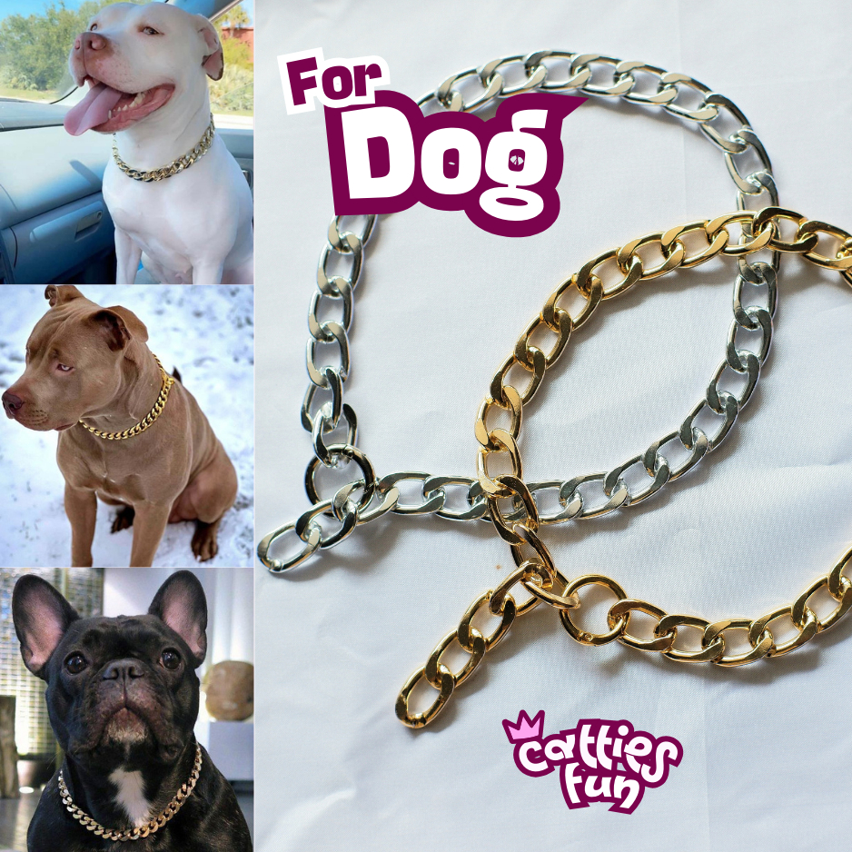 Kalung Anjing Rantai Kalung Rantai Anjing Aluminium Solid Anti Karat DOGGIE