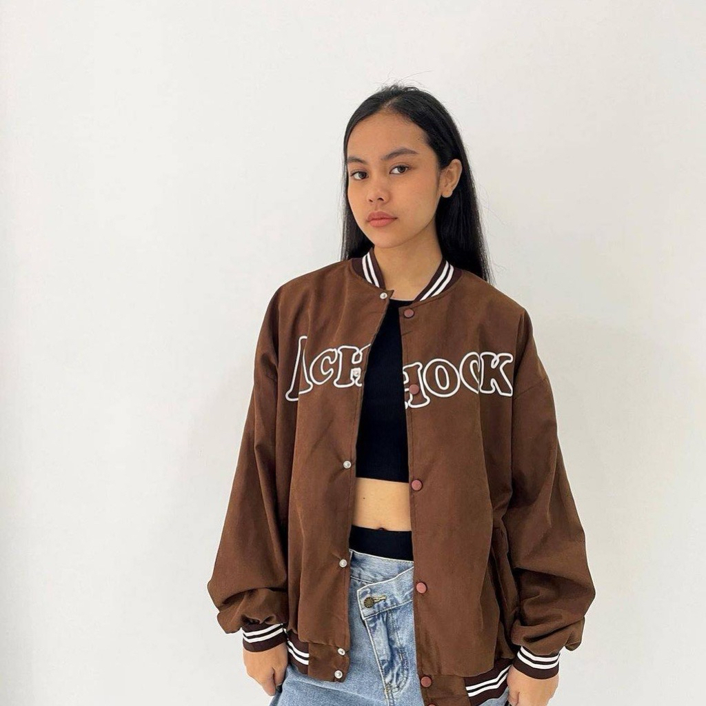 [PRELOVED] Skirt Brown Lolica Size L & Hacaa jacket - brown Size S One Set Pakaian Wanita