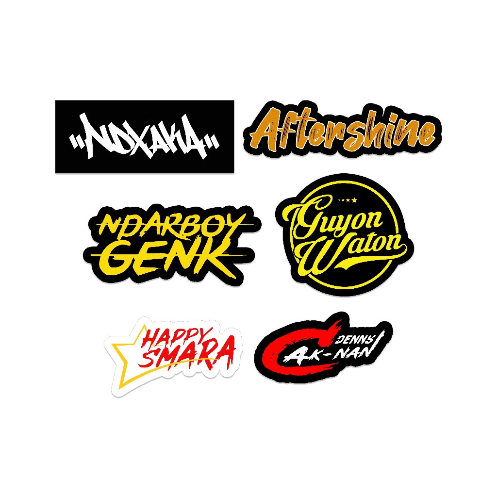 

Pop/Dangdut Koplo - Sticker Satuan | Stiker Helm | Stiker Vinyl | Stiker Aftershine | Guyon Waton | Stiker Tumbler