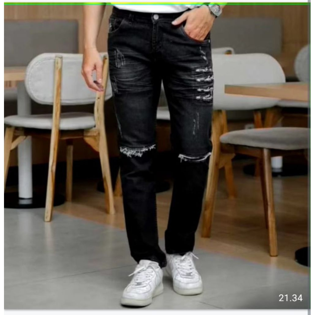 celana jeans black viper apparel