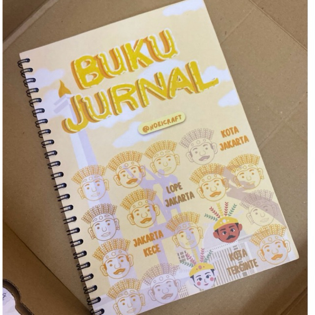 

NOTEBOOK A5 EDISI JAKARTA BY GWIYOMI