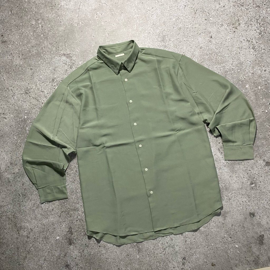 GU Silk Oversize Shirt