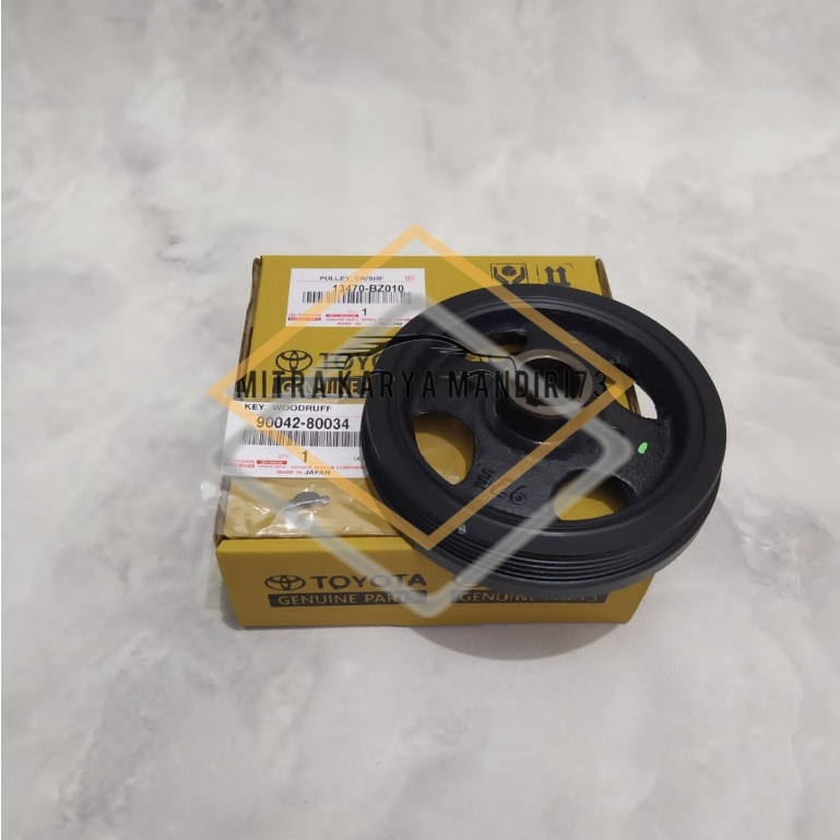 PULLEY CRANKSHAFT / PULI KRUK AS AVANZA XENIA 1300CC 1.3 1PAKET + SPI KRUK AS