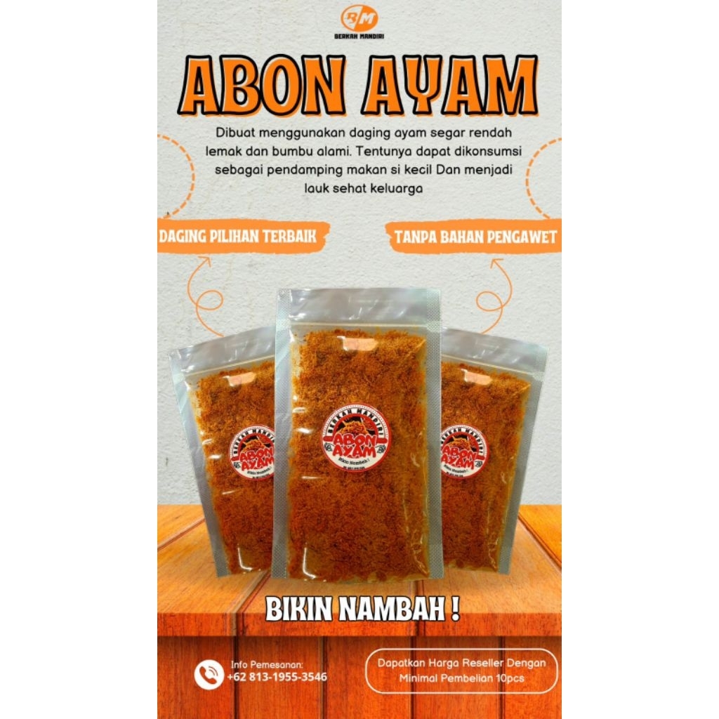 

Abon Ayam Original 50 Gram Halal