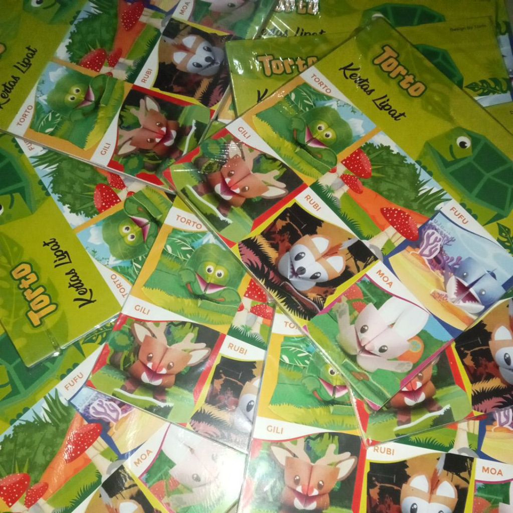 

Kertas Lipat Warna Warni