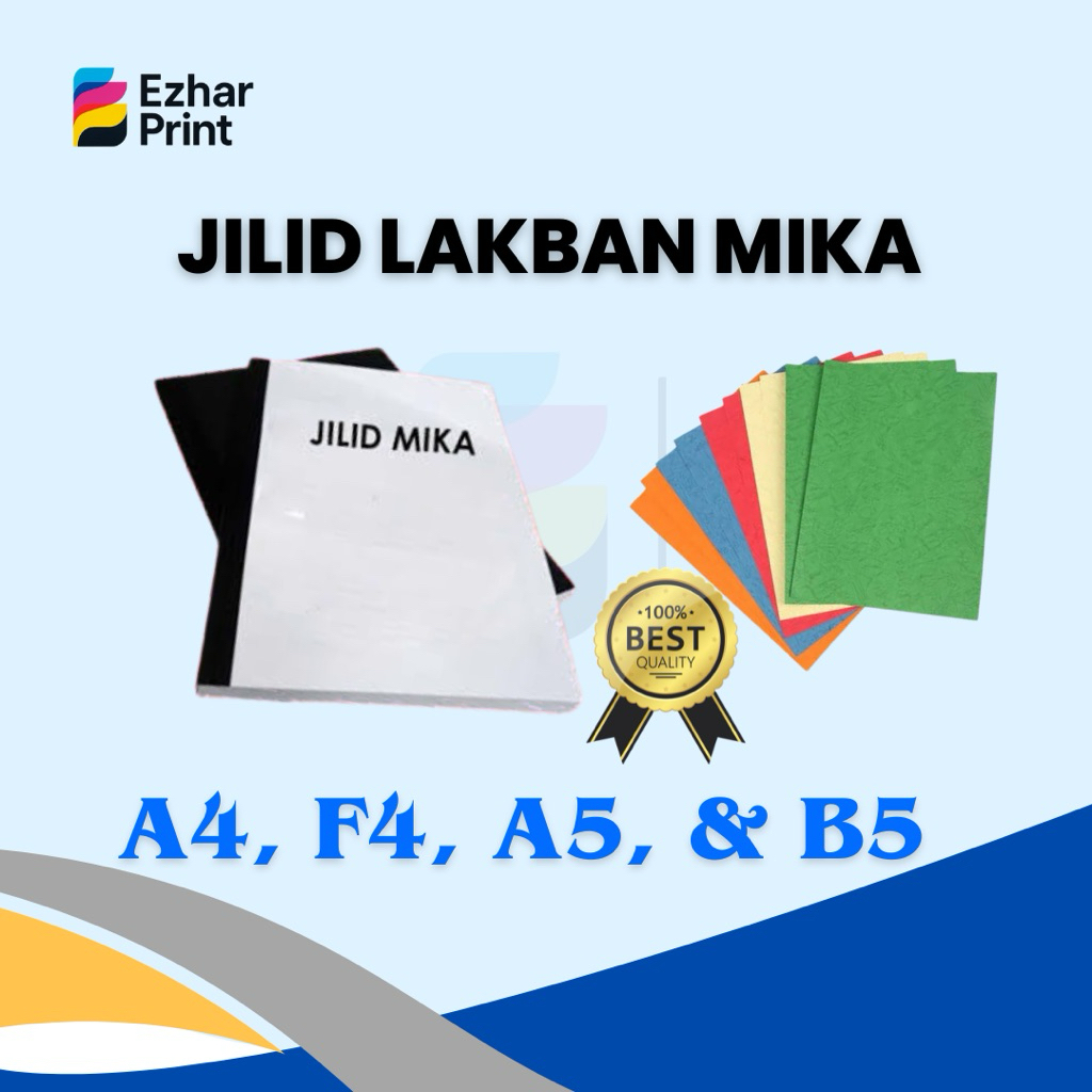 

JILID LAKBAN HITAM MIKA A4, F4, A5, B5