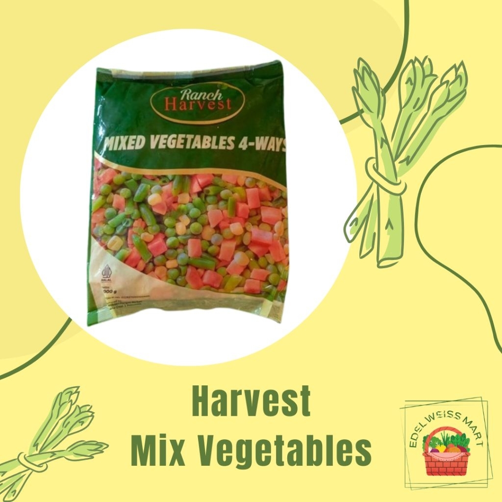 

HARVEST MIX VEGETABLES 1kg - INSTANT SEMARANG