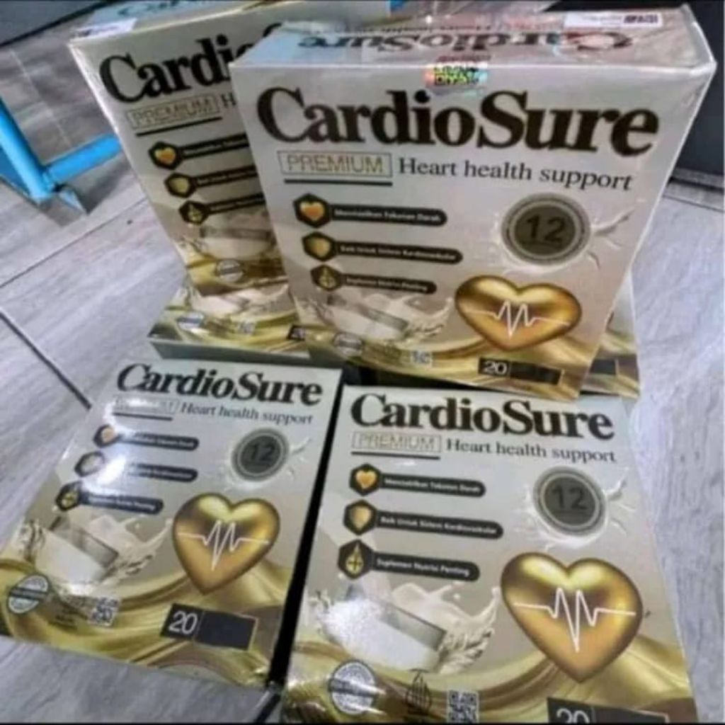 

CARDIOSURE MILK 100℅ ORIGINAL - OBAT HERBAL HIPERTENSI STRUK JANTUNG ASAM URAT & KOLESTROL 12 SACHET