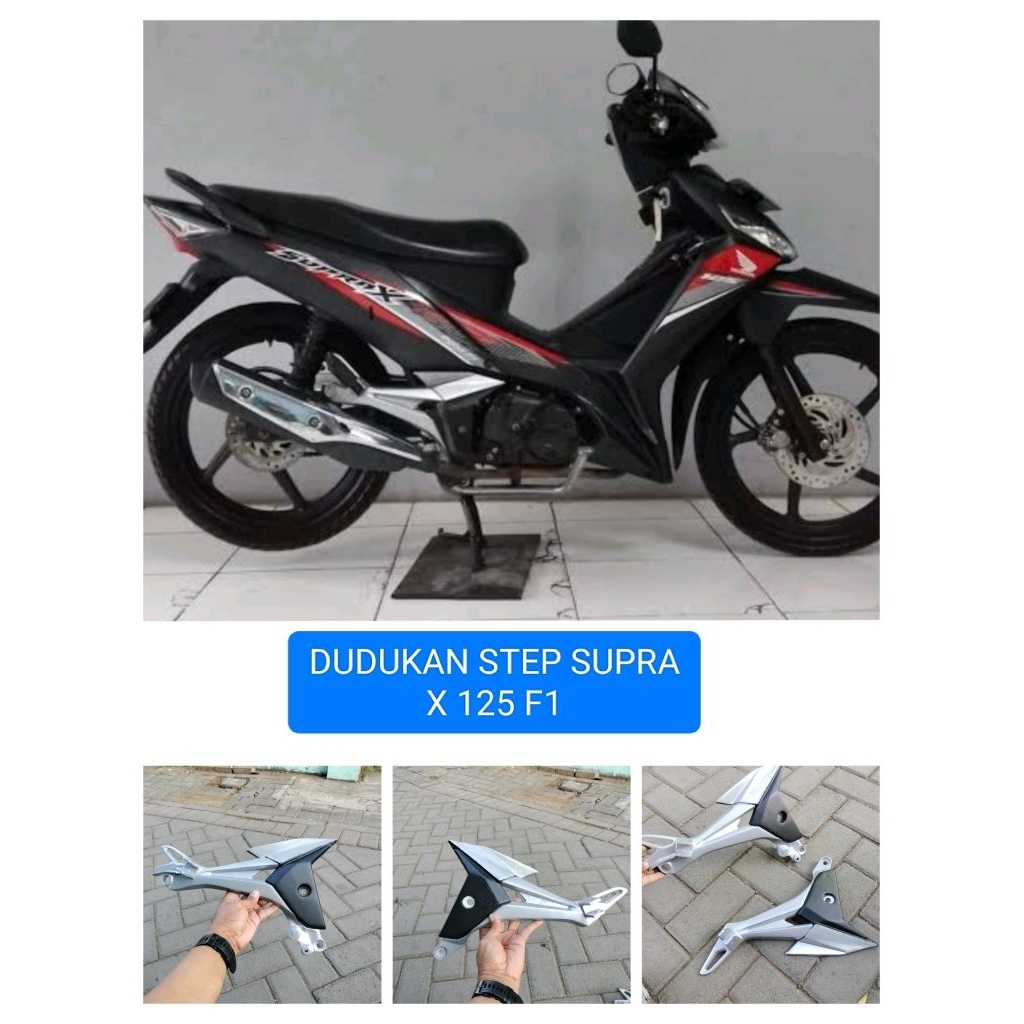 FOOTSTEP SUPRA X 125 F1 /PIJAKAN KAKI BELAKANG MOTOR SUPRA X125 INJEKSI