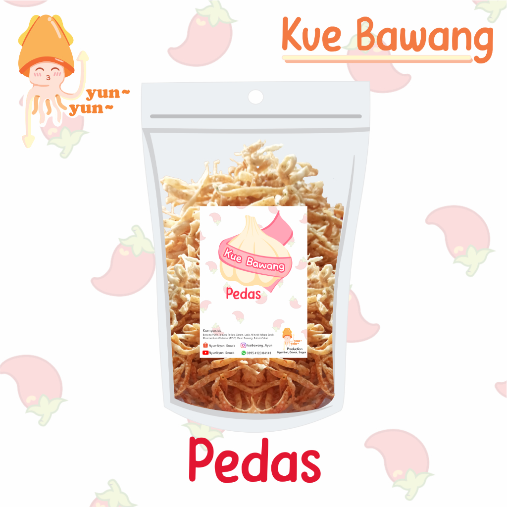 

Rasa Pedas - Snack Kue Bawang Nyun-Nyun
