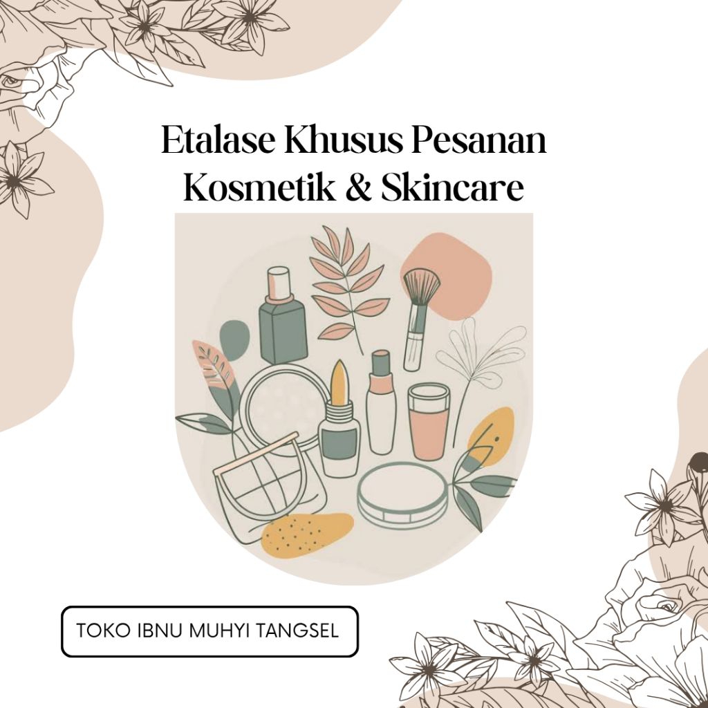 Etalase Khusus Pesanan Kosmetik