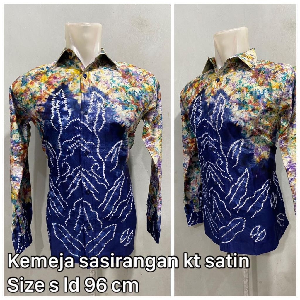 kemeja sasirangan asli bukan printing