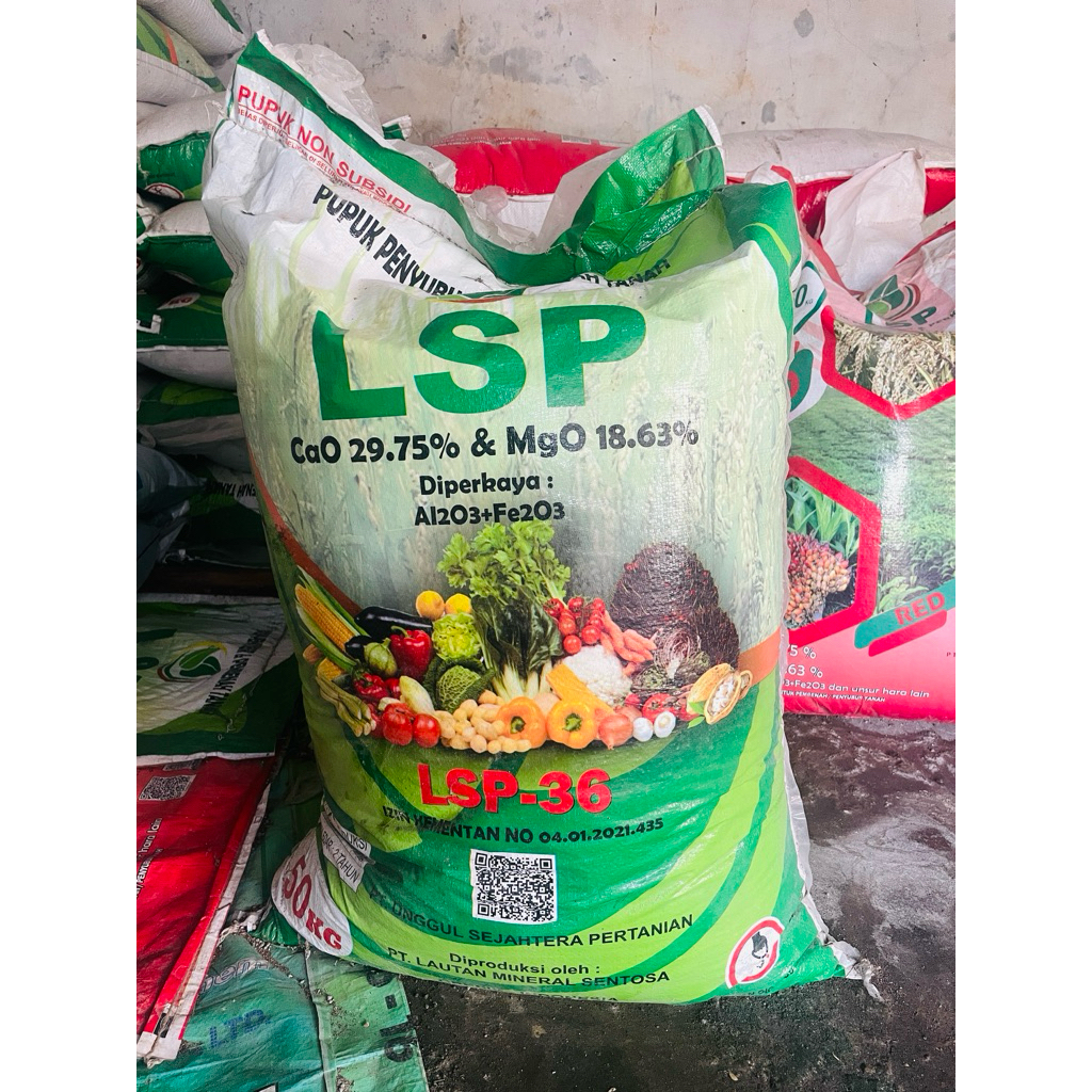 PUPUK NPK LSP ABU dan MERAH