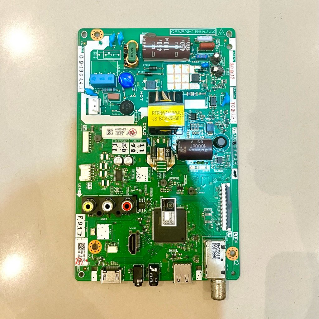 MB MAINBOARD TV SHARP 2T-C24DC1I - MB TV LED SHARP 24DC1I ORIGINAL SHARP