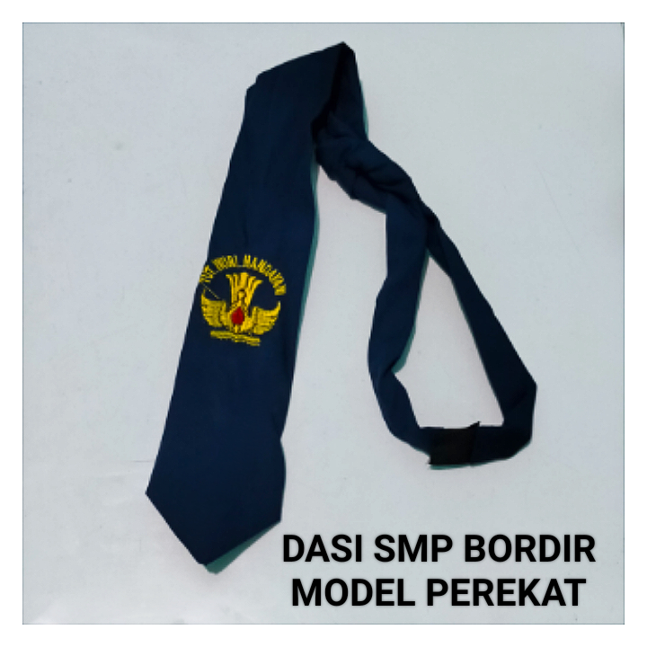 Dasi  Seragam Sekolah Dasi Anak Sekolah SMP Logo Bordir