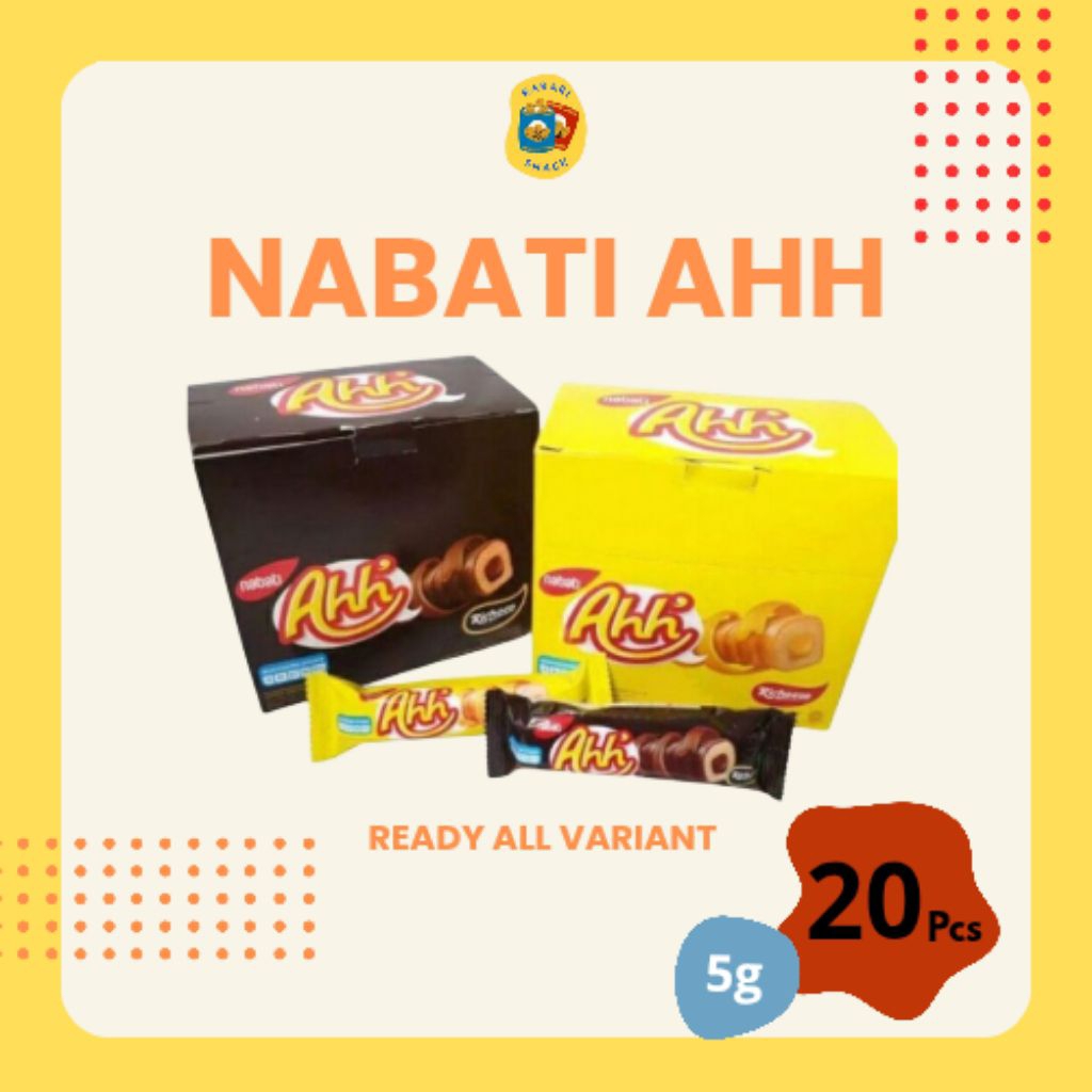 

RS Nabati Ahh (5g) Coklat dan Keju isi 20pcs