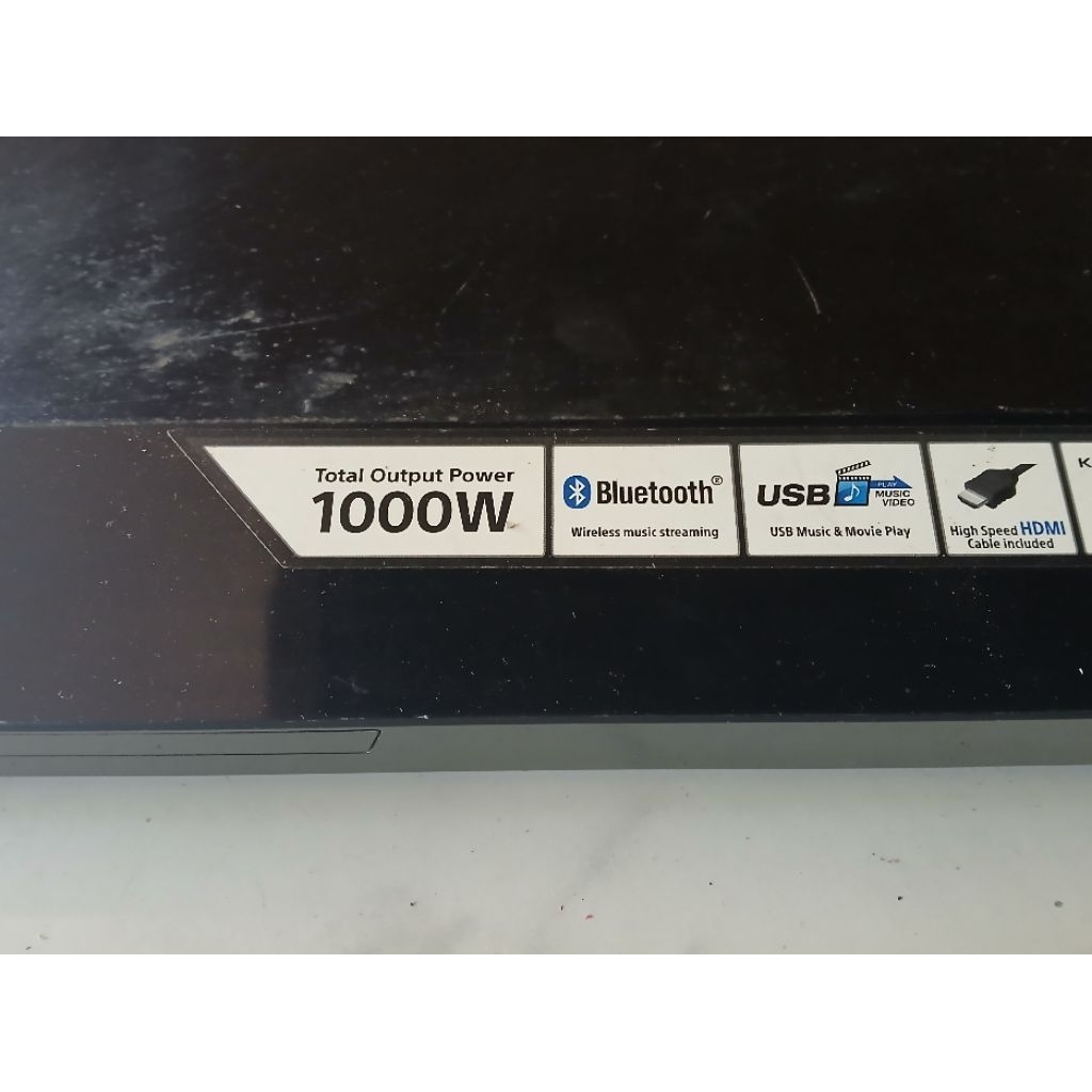 Head Player Home Theater SONY 1000watt rms Bluetooth minus