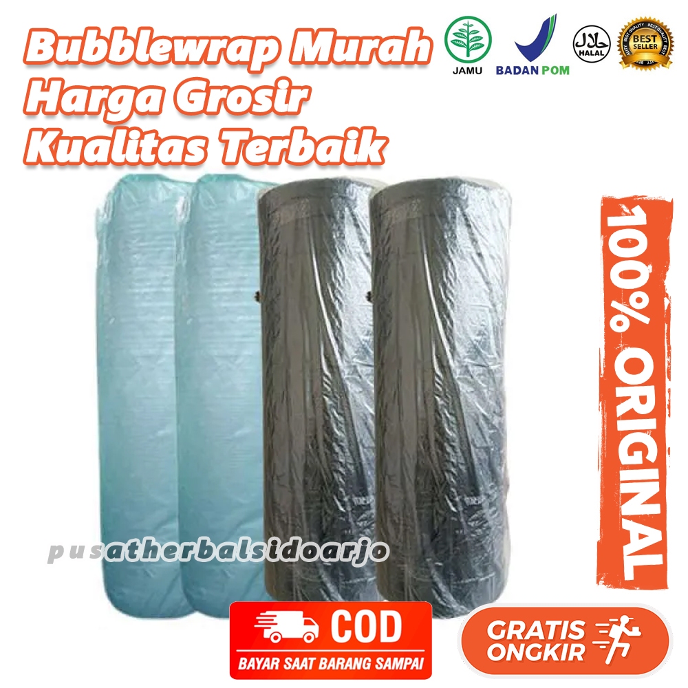 

Bubblewrap Roll 50 Meter x 125 CM Bubble Wrap Grosir Roll Utuh Khusus Instan