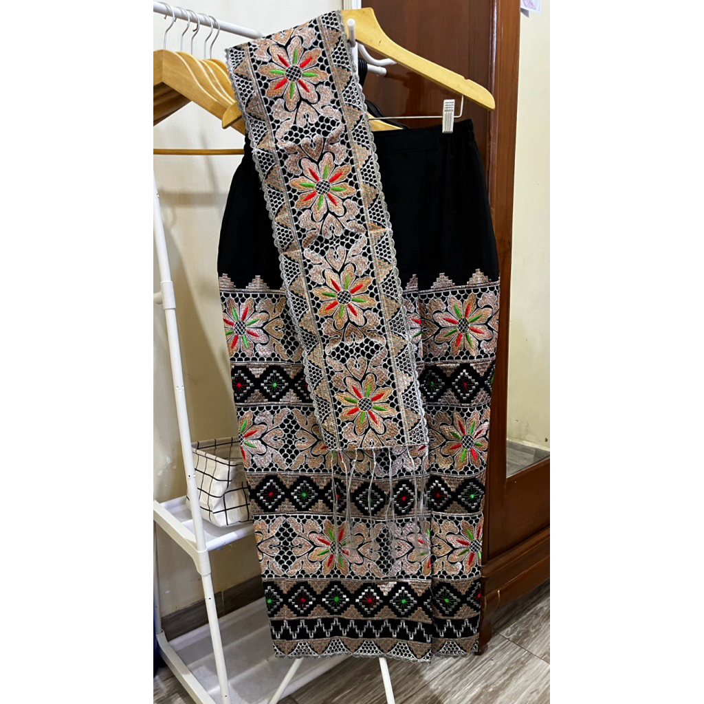 Tapis Rok Bordir, Rok Bordir Motif, Rok Songket