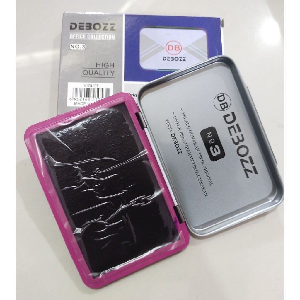 

Bantalan Stampel/Stamp Pad Debozz Isi dan Non Isi