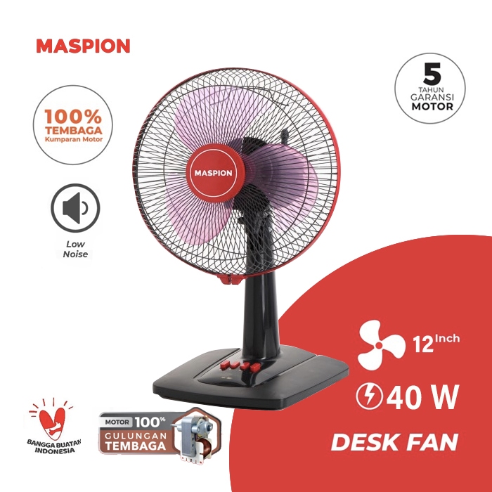 Kipas Meja / Desk Fan Maspion 12" - EX 307 / Kipas Maspion
