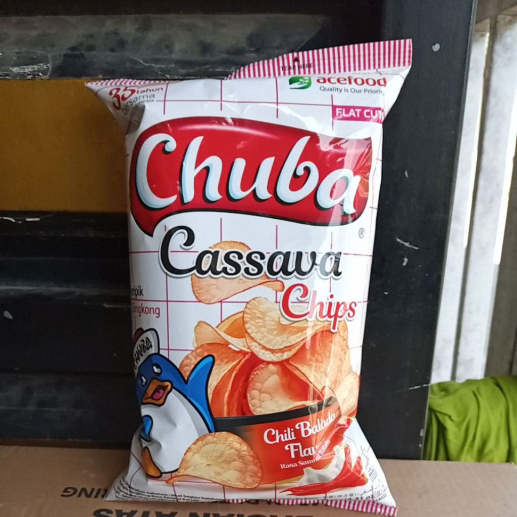 

chuba cassava chips chili balado flavour 125g