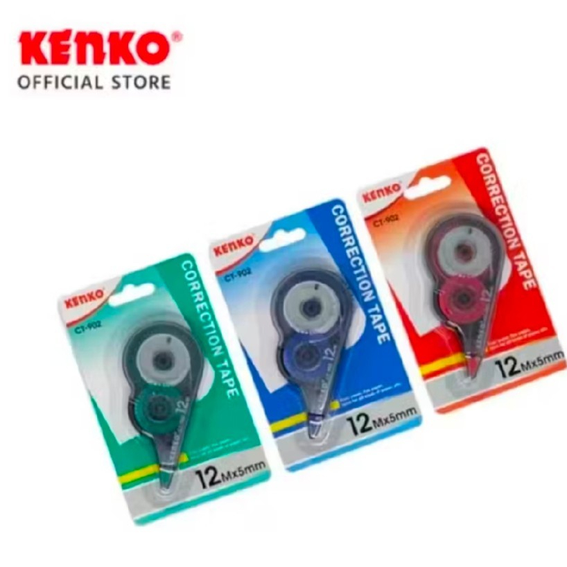 

Paket Hemat 2 pcs KENKO CORRECTION TAPE CT-902 12m x 5mm