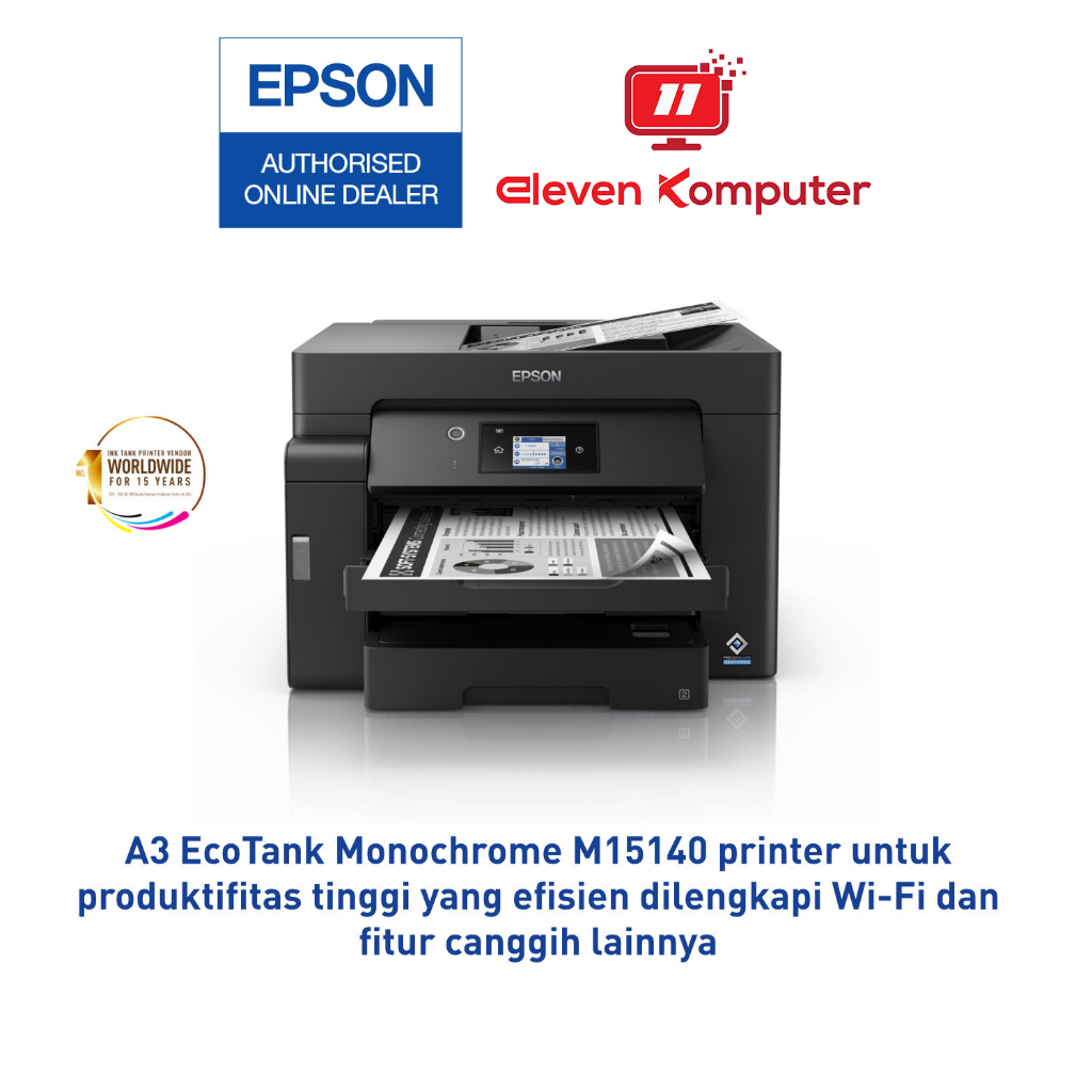 Printer Epson M15140 Monochrome Multifungsi A3 WiFi Duplex