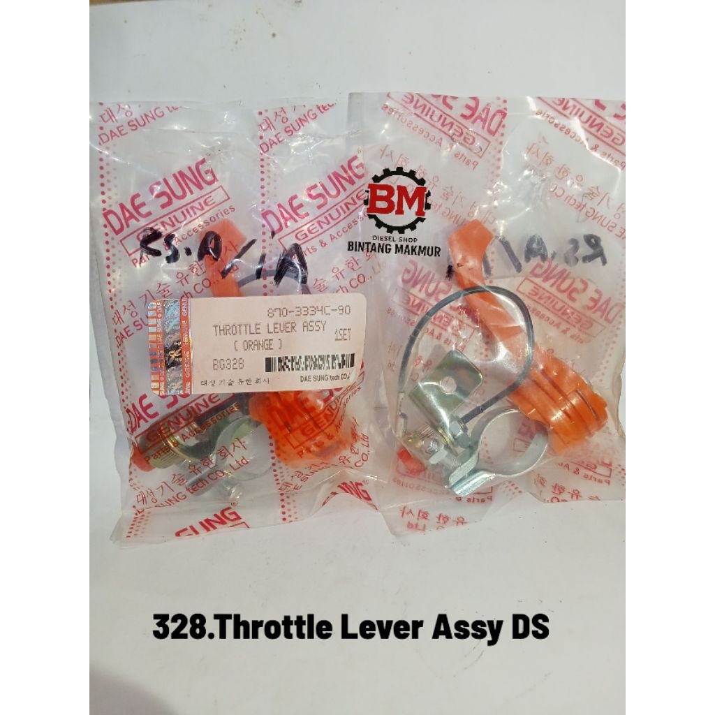 Throtle Lever Assy Mesin Potong Rumput 2Tak 328 Daesung