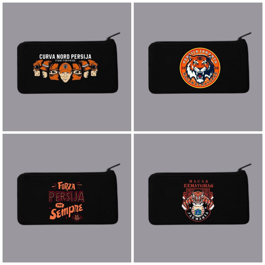 

Tempat pensil club persija jakarta/Tepak kanvas premium/Tempat alat tulis/Tempat kosmetik/Tempah hp/Tempat dokumen kartu/Pouch
