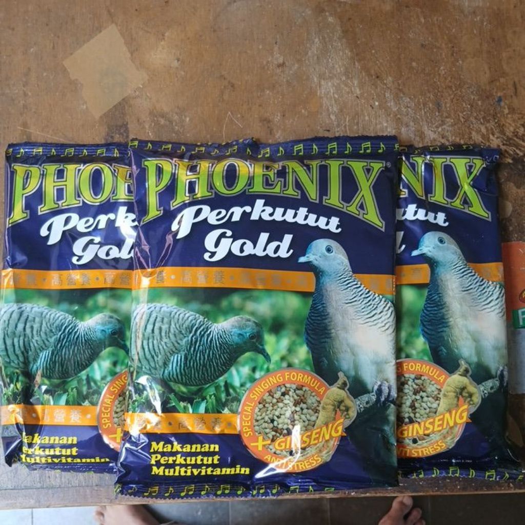PHOENIX PERKUTUT Gold. pakan burung perkutut.