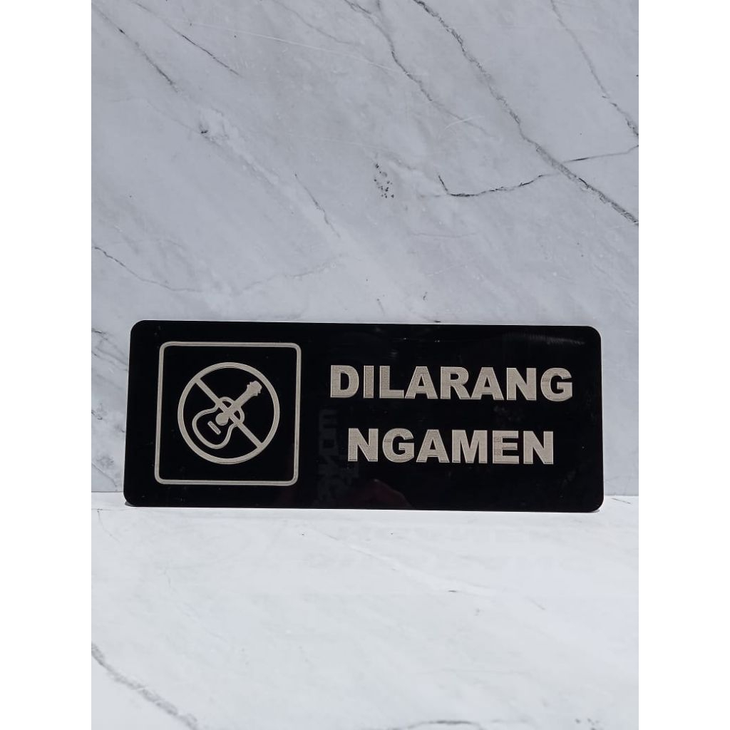 sign dilarang ngamen | tanda dilarang ngamen | sign dilarang ngamen