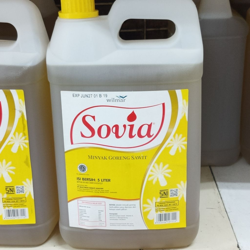 

Minyak Goreng Jerigen 5L Sovia