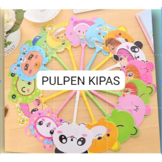 

Pena Pulpen Gel Kipas Pena Kipas Animal Buah Pena Kipas Karater Animal Pulpen Kipas