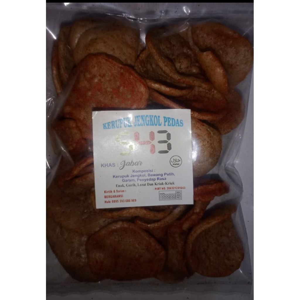 

KERUPUK JENGKOL PEDAS