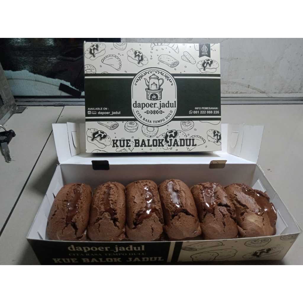 

Kue Balok Coklat Lumer Tempo Dulu - Isi 6 Pcs, Manis nya Bikin Kangen LUMER DI MULUT HANGAT DI HATI